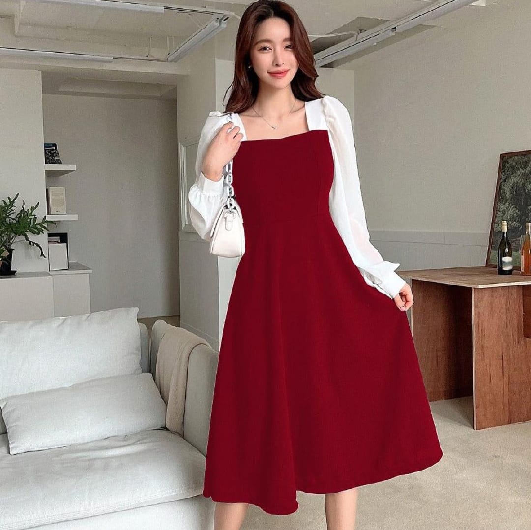 Women's Summer Fashion Square Neck Celebrity Style Outfit